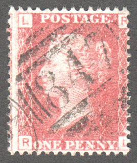 Great Britain Scott 33 Used Plate 97 - RL - Click Image to Close